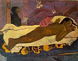 Paul Gauguin Spirit of the Dead Watching painting